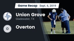 Recap: Union Grove  vs. Overton 2019