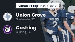 Recap: Union Grove  vs. Cushing  2019