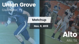 Matchup: Union Grove vs. Alto  2019