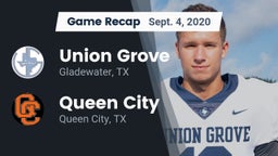 Recap: Union Grove  vs. Queen City  2020