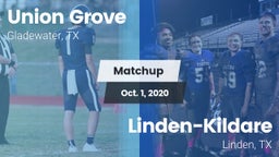 Matchup: Union Grove vs. Linden-Kildare  2020