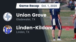 Recap: Union Grove  vs. Linden-Kildare  2020
