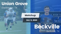 Matchup: Union Grove vs. Beckville  2020