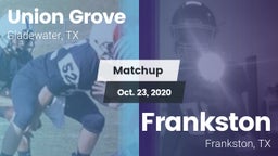 Matchup: Union Grove vs. Frankston  2020