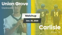 Matchup: Union Grove vs. Carlisle  2020