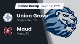 Recap: Union Grove  vs. Maud  2021