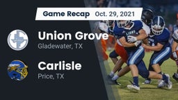Recap: Union Grove  vs. Carlisle  2021