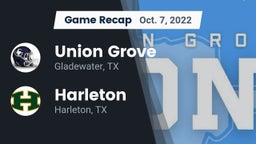 Recap: Union Grove  vs. Harleton  2022