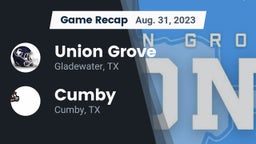 Recap: Union Grove  vs. Cumby  2023