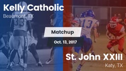 Matchup: Kelly Catholic High vs. St. John XXIII  2017