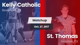 Matchup: Kelly Catholic High vs. St. Thomas  2017