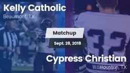 Matchup: Kelly Catholic High vs. Cypress Christian  2018