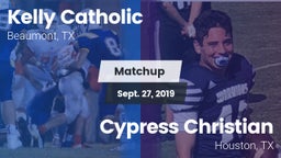 Matchup: Kelly Catholic High vs. Cypress Christian  2019