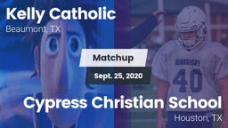 Matchup: Kelly Catholic High vs. Cypress Christian School 2020