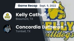 Recap: Kelly Catholic  vs. Concordia Lutheran  2022