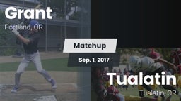 Matchup: Grant  vs. Tualatin  2017