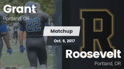 Matchup: Grant  vs. Roosevelt  2017