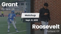 Matchup: Grant  vs. Roosevelt  2018