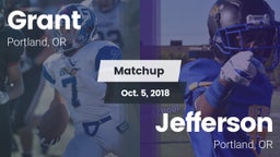Matchup: Grant  vs. Jefferson  2018