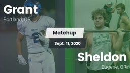 Matchup: Grant  vs. Sheldon  2020