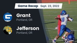 Recap: Grant  vs. Jefferson  2022