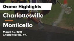 Charlottesville  vs Monticello  Game Highlights - March 16, 2023