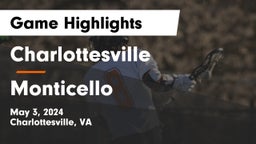 Charlottesville  vs Monticello  Game Highlights - May 3, 2024