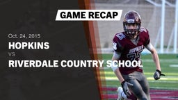Recap: Hopkins  vs. Riverdale Country School 2015