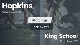 Matchup: Hopkins  vs. King School 2016