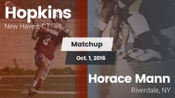 Matchup: Hopkins  vs. Horace Mann  2016