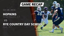 Recap: Hopkins  vs. Rye Country Day School 2016