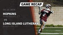 Recap: Hopkins  vs. Long Island Lutheran  2016