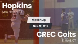 Matchup: Hopkins  vs. CREC Colts 2016