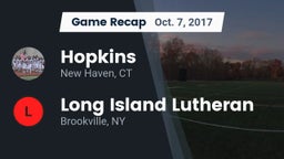 Recap: Hopkins  vs. Long Island Lutheran  2017