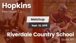Matchup: Hopkins  vs. Riverdale Country School 2018