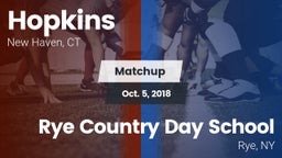 Matchup: Hopkins  vs. Rye Country Day School 2018