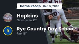 Recap: Hopkins  vs. Rye Country Day School 2018