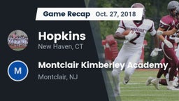 Recap: Hopkins  vs. Montclair Kimberley Academy 2018