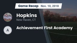 Recap: Hopkins  vs. Achievement First Academy 2018