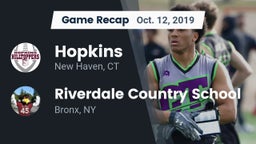 Recap: Hopkins  vs. Riverdale Country School 2019