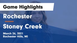 Rochester  vs Stoney Creek  Game Highlights - March 26, 2021