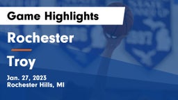 Rochester  vs Troy  Game Highlights - Jan. 27, 2023