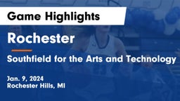 Rochester  vs Southfield  for the Arts and Technology Game Highlights - Jan. 9, 2024