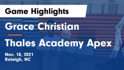 Grace Christian  vs Thales Academy Apex Game Highlights - Nov. 18, 2021