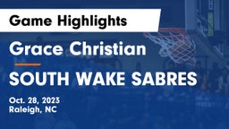 Grace Christian  vs SOUTH WAKE SABRES Game Highlights - Oct. 28, 2023