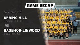 Recap: Spring Hill  vs. Basehor-Linwood  2016