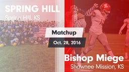 Matchup: Spring Hill High vs. Bishop Miege  2016