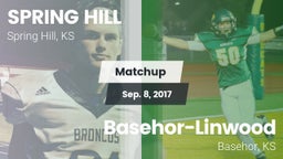 Matchup: Spring Hill High vs. Basehor-Linwood  2017