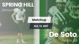 Matchup: Spring Hill High vs. De Soto  2017