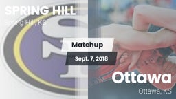 Matchup: Spring Hill High vs. Ottawa  2018